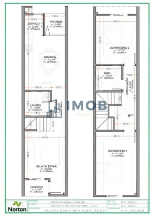 Casa com 2 Quartos à Venda, 91 m² em Vila Lenzi - Jaraguá Do Sul