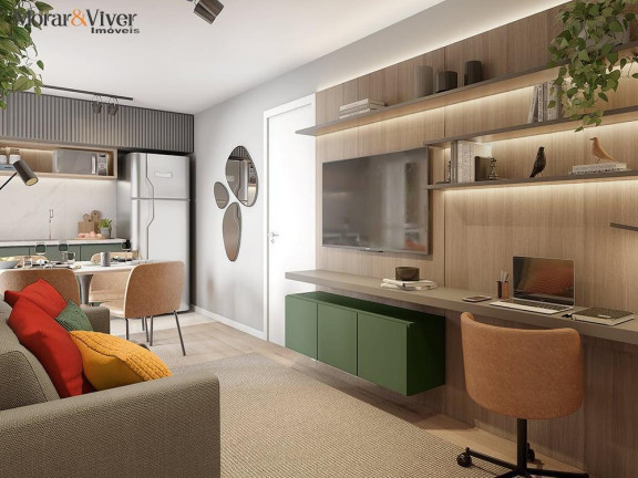 Imagem Apartamento com 2 Quartos à Venda, 45 m² em Vargem Grande - Pinhais