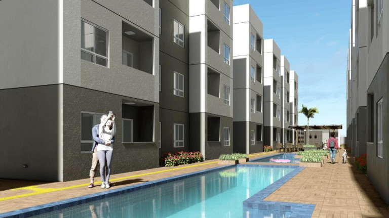 Imagem Apartamento com 2 Quartos à Venda, 49 m² em Gramame - João Pessoa Imagem Apartamento com 2 Quartos à Venda, 49 m² em Gramame - João Pessoa