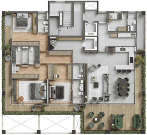 Imagem Cobertura com 3 Quartos à Venda, 491 m² em Vila Nova Conceição - São Paulo