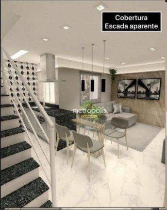 Imagem Cobertura com 3 Quartos à Venda, 140 m² em Vila Pires - Santo André