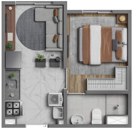 Imagem Imóvel com 2 Quartos à Venda, 31 m² em Jardim Piratininga - São Paulo