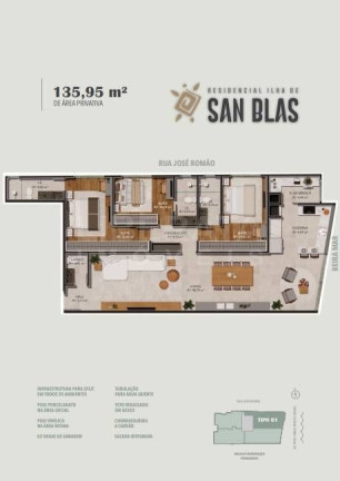 Imagem Apartamento com 3 Quartos à Venda, 112 m² em Gravatá - Navegantes Imagem Apartamento com 3 Quartos à Venda, 112 m² em Gravatá - Navegantes