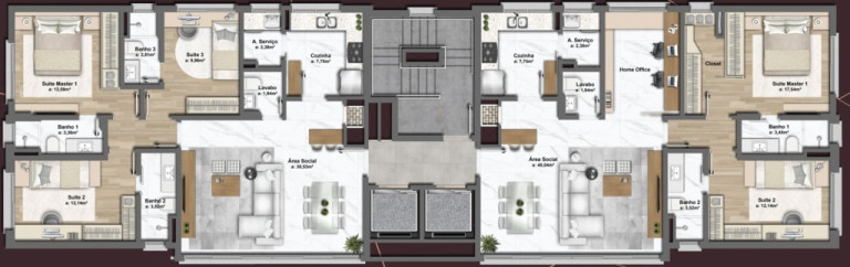 Imagem Apartamento com 3 Quartos à Venda, 107 m² em Bela Vista - Porto Alegre