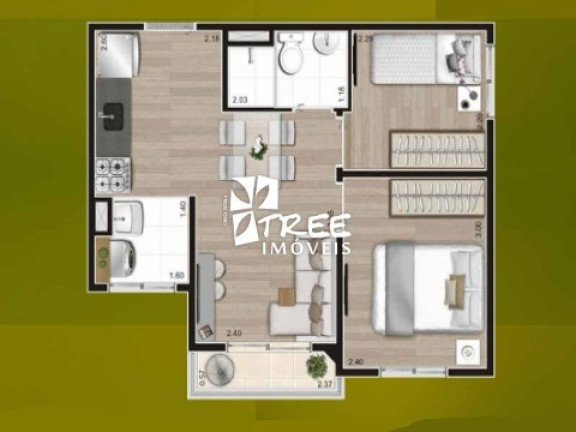 Imagem Apartamento com 2 Quartos à Venda, 37 m² em Jardim Adutora - São Paulo Imagem Apartamento com 2 Quartos à Venda, 37 m² em Jardim Adutora - São Paulo