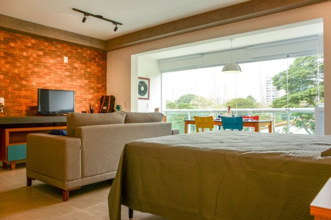 Imagem Apartamento com 1 Quarto para Alugar, 52 m² em Brooklin Paulista - São Paulo Imagem Apartamento com 1 Quarto para Alugar, 52 m² em Brooklin Paulista - São Paulo