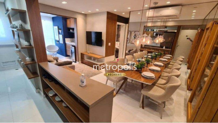 Apartamento com 2 Quartos à Venda, 65 m² em Jardim - Santo André
