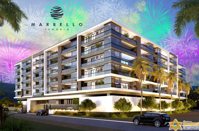 Apartamento com 2 Quartos à Venda, 70 m² em Tenório - Ubatuba