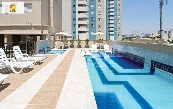 Imagem Apartamento com 3 Quartos à Venda, 57 m² em Vila Valparaíso - Santo André