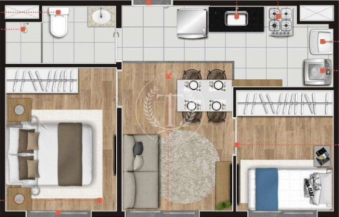 Imagem Apartamento com 2 Quartos à Venda, 34 m² em Cambuci - São Paulo