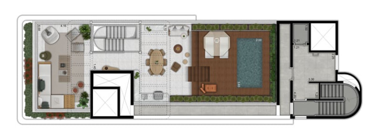 Imagem Cobertura com 3 Quartos à Venda, 283 m² em Alto Da Lapa - São Paulo Imagem Cobertura com 3 Quartos à Venda, 283 m² em Alto Da Lapa - São Paulo