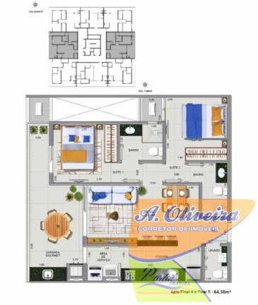 Imagem Apartamento com 1 Quarto à Venda, 44 m² em Itaguá - Ubatuba Imagem Apartamento com 1 Quarto à Venda, 44 m² em Itaguá - Ubatuba
