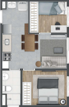 Imagem Apartamento com 1 Quarto à Venda, 24 m² em Cursino - São Paulo Imagem Apartamento com 1 Quarto à Venda, 24 m² em Cursino - São Paulo
