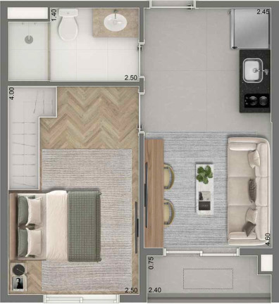 Imagem Imóvel com 1 Quarto à Venda, 23 m² em Vila Mariana - São Paulo