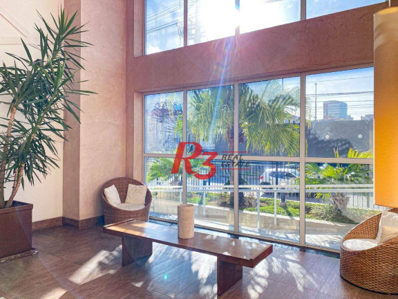Imagem Apartamento com 2 Quartos para Alugar, 90 m² em Gonzaga - Santos