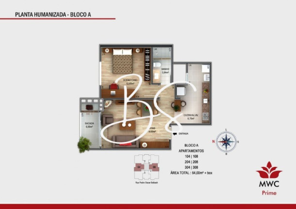 Imagem Apartamento com 2 Quartos à Venda, 65 m² em Centro - Canela