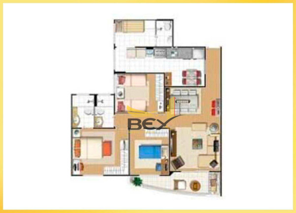 Imagem Apartamento com 3 Quartos à Venda, 94 m² em Tamboré - Barueri
