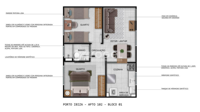Imagem Apartamento com 2 Quartos à Venda, 44 m² em Alto Petropolis - Porto Alegre Imagem Apartamento com 2 Quartos à Venda, 44 m² em Alto Petropolis - Porto Alegre