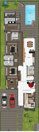 Imagem Casa de Condomínio com 3 Quartos à Venda, 288 m² em Cidade Jardim - Vargem Grande Paulista