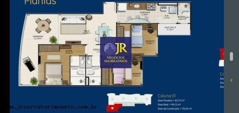 Imagem Apartamento com 3 Quartos à Venda, 110 m² em Praia Da Costa - Vila Velha Imagem Apartamento com 3 Quartos à Venda, 110 m² em Praia Da Costa - Vila Velha