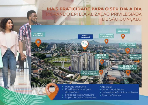 Imagem Apartamento com 2 Quartos à Venda, 48 m² em Colubande - São Gonçalo