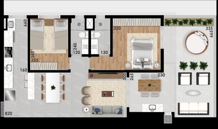 Imagem Apartamento com 2 Quartos à Venda, 77 m² em água Verde - Curitiba