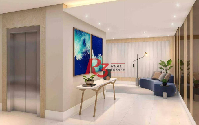 Imagem Apartamento com 3 Quartos à Venda, 124 m² em Gonzaga - Santos