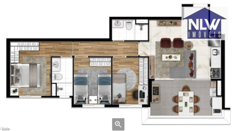 Apartamento com 3 Quartos à Venda, 68 m² em Barra Funda - São Paulo