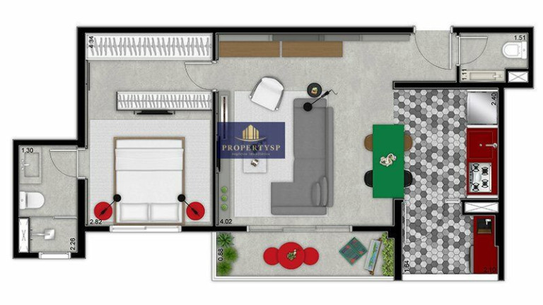 Imagem Apartamento com 1 Quarto à Venda, 57 m² em Vila Madalena - São Paulo