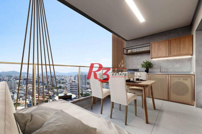 Imagem Apartamento com 1 Quarto à Venda, 58 m² em Ponta Da Praia - Santos