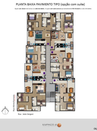 Imagem Apartamento com 2 Quartos à Venda, 55 m² em Cruzeiro - Caxias Do Sul