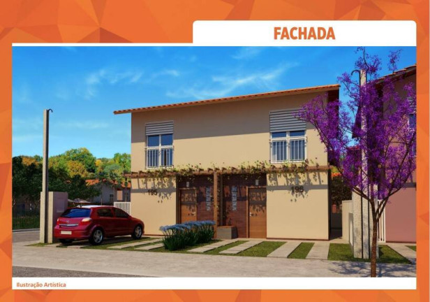 Casa de Condomínio com 2 Quartos à Venda, 59 m² em Parque Dos Pires - Vargem Grande Paulista