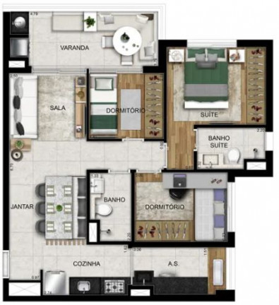 Imagem Apartamento com 3 Quartos à Venda, 71 m² em Vila Esperança - São Paulo Imagem Apartamento com 3 Quartos à Venda, 71 m² em Vila Esperança - São Paulo