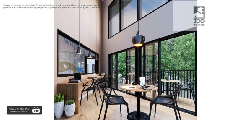 Imagem Apartamento com 1 Quarto à Venda, 43 m² em Santa Felicidade - Curitiba