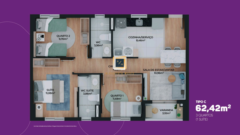 Imagem Apartamento com 2 Quartos à Venda, 59 m² em Monte Castelo - Fortaleza Imagem Apartamento com 2 Quartos à Venda, 59 m² em Monte Castelo - Fortaleza