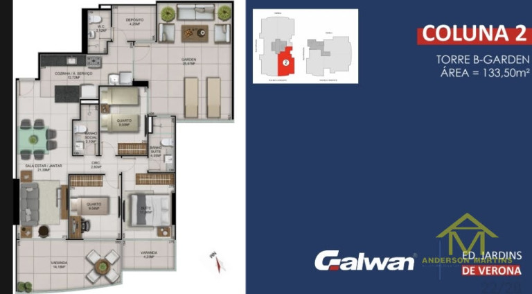 Imagem Apartamento com 3 Quartos à Venda, 105 m² em Itapuã - Vila Velha Imagem Apartamento com 3 Quartos à Venda, 105 m² em Itapuã - Vila Velha