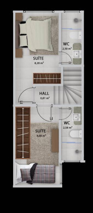 Imagem Sobrado com 2 Quartos à Venda, 57 m² em Boqueirao - Praia Grande
