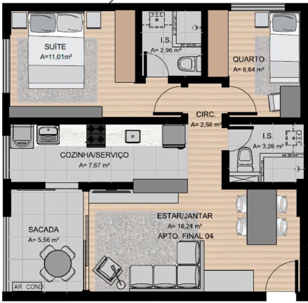 Imagem Apartamento com 2 Quartos à Venda, 61 m² em Bigorrilho - Curitiba Imagem Apartamento com 2 Quartos à Venda, 61 m² em Bigorrilho - Curitiba