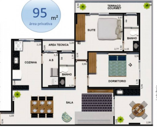 Imagem Apartamento com 2 Quartos à Venda, 96 m² em Guilhermina - Praia Grande Imagem Apartamento com 2 Quartos à Venda, 96 m² em Guilhermina - Praia Grande