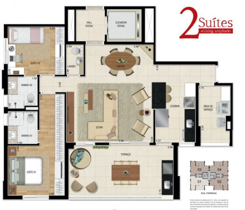 Imagem Apartamento com 3 Quartos à Venda, 105 m² em Tatuapé - São Paulo Imagem Apartamento com 3 Quartos à Venda, 105 m² em Tatuapé - São Paulo