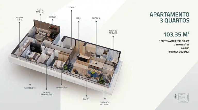 Cobertura com 4 Quartos à Venda, 162 m² em Santo Agostinho - Belo Horizonte
