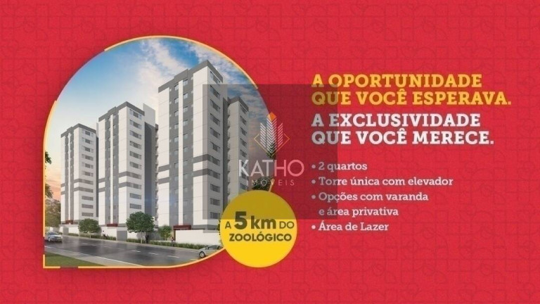 Apartamento com 2 Quartos à Venda, 43 m² em Vila Paris - Contagem