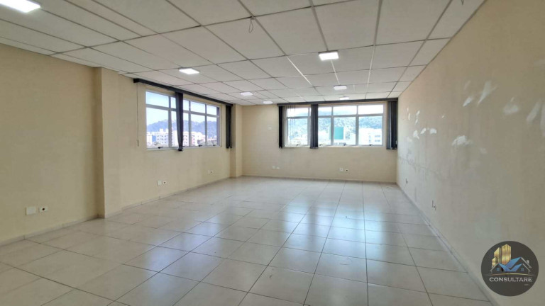 Sala Comercial para Alugar, 58 m² em Vila Mathias - Santos