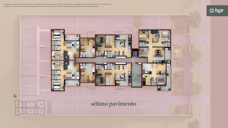Imagem Apartamento com 2 Quartos à Venda, 55 m² em água Verde - Curitiba