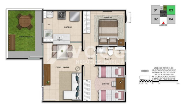 Imagem Apartamento com 1 Quarto à Venda, 40 m² em Protásio Alves - Porto Alegre