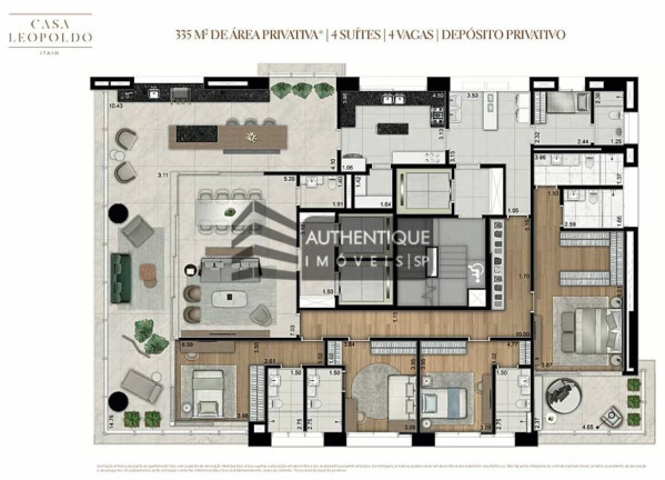 Imagem Apartamento com 4 Quartos à Venda, 335 m² em Itaim Bibi - São Paulo