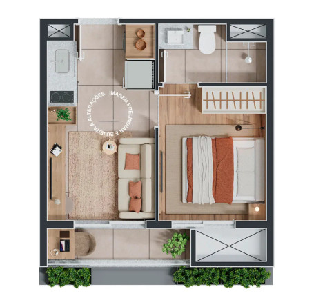 Imagem Imóvel com 1 Quarto à Venda, 21 m² em Santa Cecília - São Paulo Imagem Imóvel com 1 Quarto à Venda, 21 m² em Santa Cecília - São Paulo
