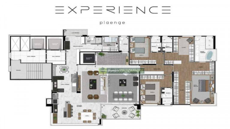 Imagem Apartamento com 4 Quartos à Venda, 320 m² em Ecoville - Curitiba Imagem Apartamento com 4 Quartos à Venda, 320 m² em Ecoville - Curitiba