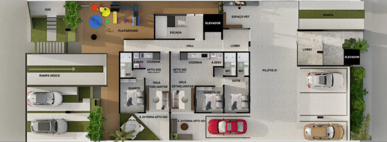 Imagem Apartamento com 1 Quarto à Venda, 35 m² em Intermares - Cabedelo