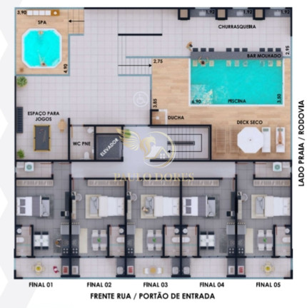 Imagem Apartamento com 1 Quarto à Venda, 38 m² em Enseada - Ubatuba